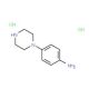 4-Piperazinoaniline dihydrochloride (CAS 1185303-28-9) - chemical structure image