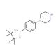 4-Piperazinylphenylboronic acid, pinacol ester (CAS 912369-50-7) - chemical structure image