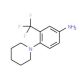 4-Piperidin-1-yl-3-trifluoromethyl-phenylamine - chemical structure image