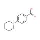 4-Piperidin-1-ylbenzoic acid (CAS 22090-24-0) - chemical structure image