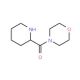 4-(Piperidin-2-ylcarbonyl)morpholine (CAS 690634-79-8) - chemical structure image
