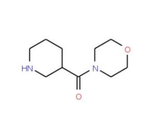 4-(Piperidin-3-ylcarbonyl)morpholine (CAS 35090-96-1) - chemical structure image