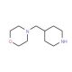 4-(Piperidin-4-ylmethyl)morpholine (CAS 81310-62-5) - chemical structure image