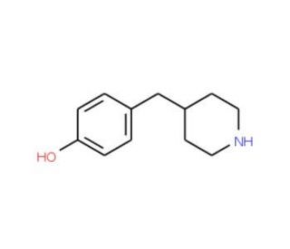 4-Piperidin-4-ylmethyl-phenol (CAS 66414-17-3) - chemical structure image