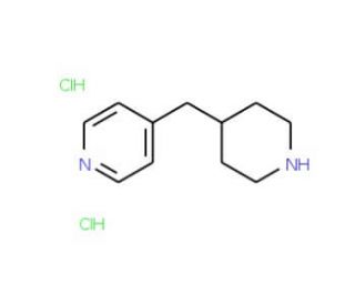 4-Piperidin-4-ylmethylpyridine dihydrochloride (CAS 1172465-66-5) - chemical structure image