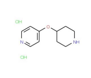 4-(Piperidin-4-yloxy)pyridine dihydrochloride (CAS 308386-36-9) - chemical structure image