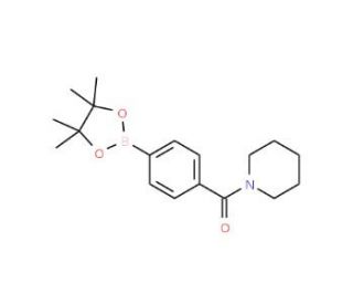 4-(Piperidine-1-carbonyl)phenylboronic acid pinacol ester (CAS 938043-31-3) - chemical structure image