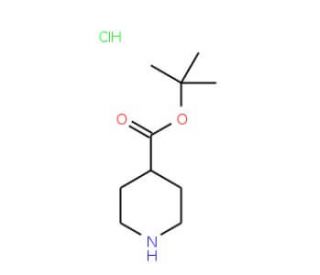 4-Piperidine carboxylic acid T-butyl ester HCl (CAS 892493-65-1) - chemical structure image