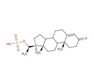 4-Pregnen-17&alpha;,20&beta;-diol-3-one-20-sulfate (CAS 138949-80-1) - chemical structure image