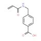 4-(prop-2-enamidomethyl)benzoic acid - chemical structure image