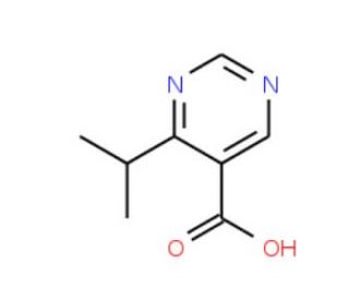 4-(propan-2-yl)pyrimidine-5-carboxylic acid - chemical structure image