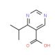 4-(propan-2-yl)pyrimidine-5-carboxylic acid - chemical structure image