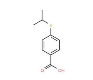 4-(propan-2-ylsulfanyl)benzoic acid - chemical structure image