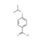 4-(propan-2-ylsulfanyl)benzoic acid - chemical structure image