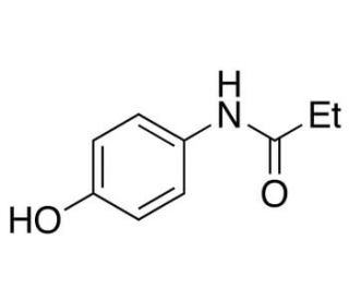 4-Propionamidophenol (Acetaminophen Impurity B) (CAS 1693-37-4) - chemical structure image