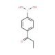 4-(Propionyl)benzeneboronic acid (CAS 186498-36-2) - chemical structure image