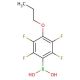 4-Propoxy-2,3,5,6-tetrafluorophenylboronic acid (CAS 871125-71-2) - chemical structure image