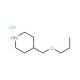 4-(Propoxymethyl)piperidine hydrochloride - chemical structure image