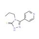 4-propyl-5-pyridin-4-yl-4H-1,2,4-triazole-3-thiol (CAS 90871-45-7) - chemical structure image