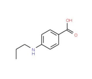 4-(propylamino)benzoic acid (CAS 73686-77-8) - chemical structure image