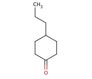 4-Propylcyclohexanone (CAS 40649-36-3) - chemical structure image