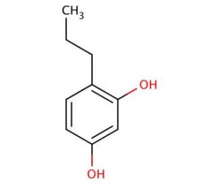 4-Propylresorcinol (CAS 18979-60-7) - chemical structure image
