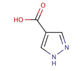 4-Pyrazolecarboxylic acid (CAS 37718-11-9) - chemical structure image