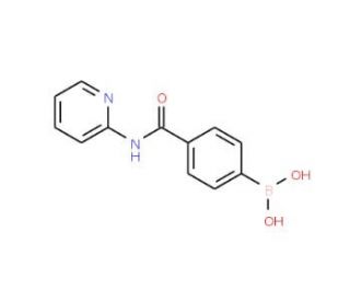 4-(Pyridin-2-yl-aminocarbonyl)benzeneboronic acid (CAS 850568-25-1) - chemical structure image