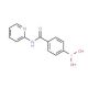 4-(Pyridin-2-yl-aminocarbonyl)benzeneboronic acid (CAS 850568-25-1) - chemical structure image
