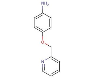 4-(pyridin-2-ylmethoxy)aniline (CAS 102137-46-2) - chemical structure image