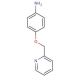 4-(pyridin-2-ylmethoxy)aniline (CAS 102137-46-2) - chemical structure image