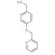 [4-(pyridin-2-ylmethoxy)phenyl]methanamine - chemical structure image