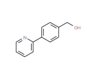 (4-Pyridin-2-ylphenyl)methanol (CAS 98061-39-3) - chemical structure image