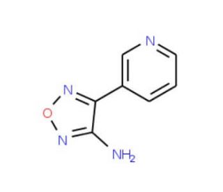 4-pyridin-3-yl-1,2,5-oxadiazol-3-amine - chemical structure image