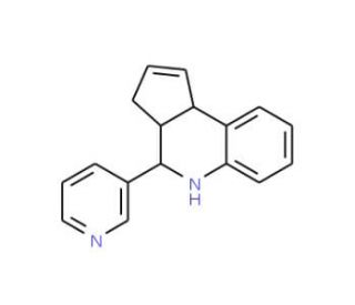 4-Pyridin-3-yl-3a,4,5,9b-tetrahydro-3H-cyclopenta[c]quinoline - chemical structure image