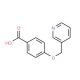 4-(pyridin-3-ylmethoxy)benzoic acid - chemical structure image