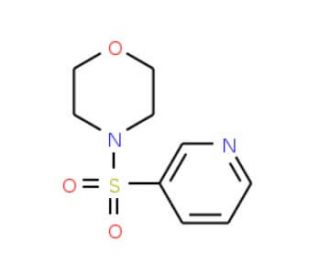 4-(Pyridin-3-ylsulphonyl)morpholine (CAS 26103-48-0) - chemical structure image
