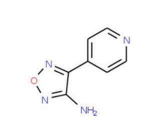 4-pyridin-4-yl-1,2,5-oxadiazol-3-amine - chemical structure image