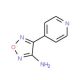 4-pyridin-4-yl-1,2,5-oxadiazol-3-amine - chemical structure image