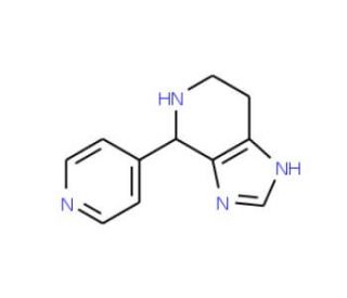 4-Pyridin-4-yl-4,5,6,7-tetrahydro-3H-imidazo-[4,5-c]pyridine (CAS 7271-08-1) - chemical structure image