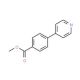 4-Pyridin-4-yl-benzoic acid methyl ester (CAS 106047-17-0) - chemical structure image