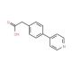 (4-Pyridin-4-yl-phenyl)acetic acid (CAS 55397-08-5) - chemical structure image