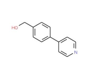 (4-Pyridin-4-ylphenyl)methanol (CAS 217192-22-8) - chemical structure image