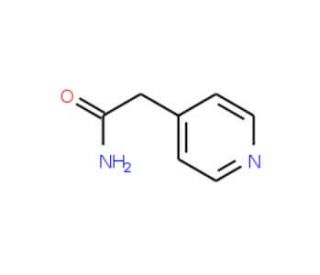 4-Pyridineacetamide (CAS 39640-62-5) - chemical structure image
