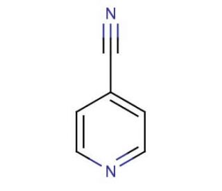 4-Pyridinecarbonitrile (CAS 100-48-1) - chemical structure image