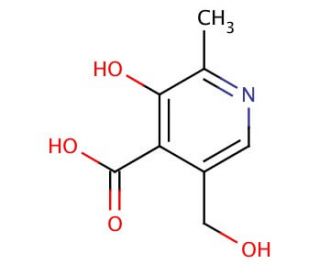 4-Pyridoxic acid (CAS 82-82-6) - chemical structure image