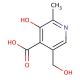 4-Pyridoxic acid (CAS 82-82-6) - chemical structure image