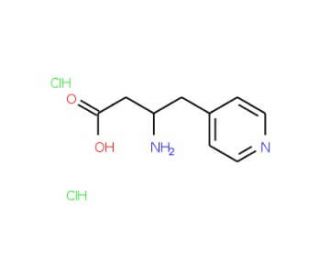 (4-Pyridyl)-D-beta-homoalanine dihydrochloride (CAS 269396-67-0) - chemical structure image