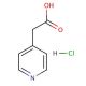 4-Pyridylacetic acid hydrochloride (CAS 6622-91-9) - chemical structure image