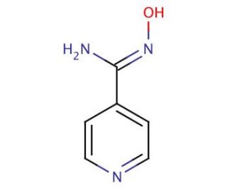 4-Pyridylamide oxime (CAS 1594-57-6) - chemical structure image